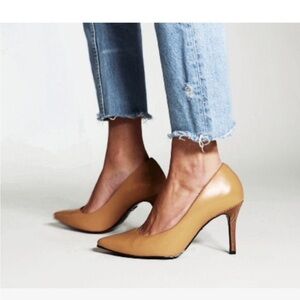 Antonia Saint NY Victoria 2.0 leather pumps in neri nude